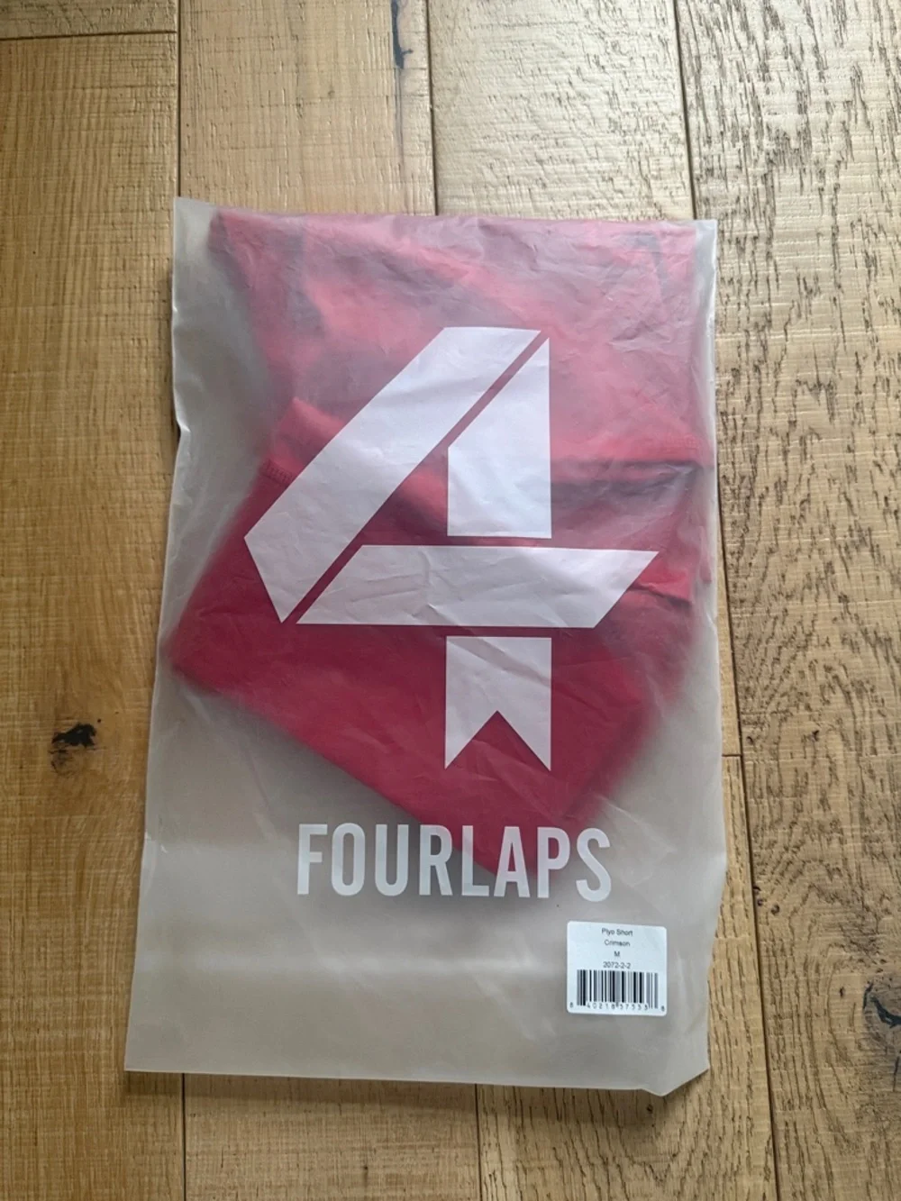 FOURLAPS Women's Plyo Short Red Crimson Medium M NEW - Picture 4 of 5